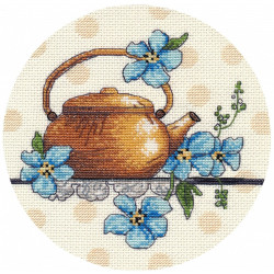 Siuvinėjimo kryželiu rinkinys „Tea miniature-2“ S1587