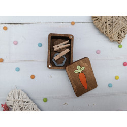 Wooden box. Carrot KF057/32