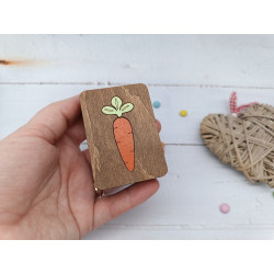 Деревянная коробка. Морковь KF057/32