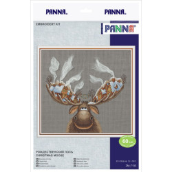 Cross stitch kit PANNA "Christmas elk" PZM-7103