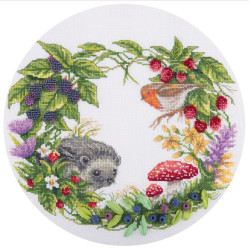 Cross stitch kit PANNA "Summer wreath" PPS-1757