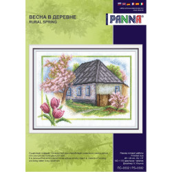 Cross stitch kit PANNA "Spring in the village" PPS-0332