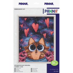 Cross stitch kit PANNA "Cosmic love" PKS-7453