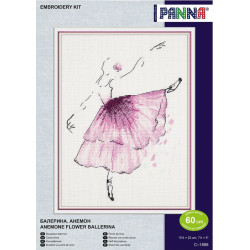 Cross stitch kit PANNA "Ballerina. Anemone" PC-1886