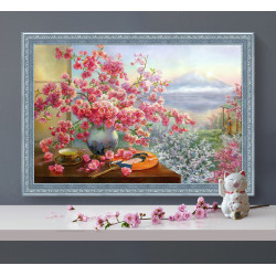 Sakura-Blumenstrauß 60x40 cm AZ-1823