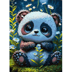 Diamond Painting kit "Panda" 30x40 cm WD3073