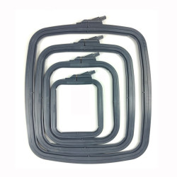 Nurge Square (Rectangular) Plastic Hoops 9.5*11 cm (grey) 170-11GREY