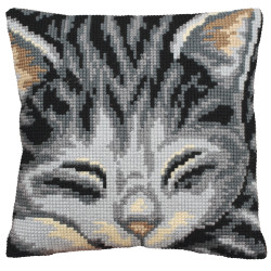 Cushion kit Jasmine - Cat 40 x 40 cm CDA5082