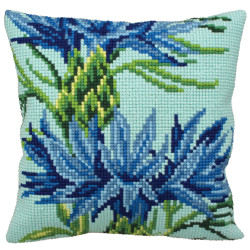 Cushion kit Blue Flowers 40 x 40 cm CDA5132