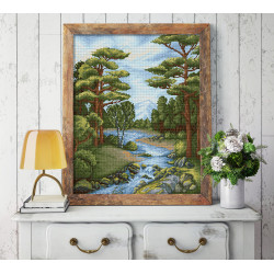 (Discontinued) Diamond painting kit Forest River AZ-1652