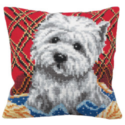 Cushion kit Bichon - Dog 40 x 40 cm CDA5161