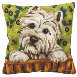 Cushion kit Westy - Dog 40 x 40 cm CDA5162