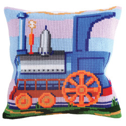 Cushion kit Steam Dream - Train 40 x 40 cm CDA5177