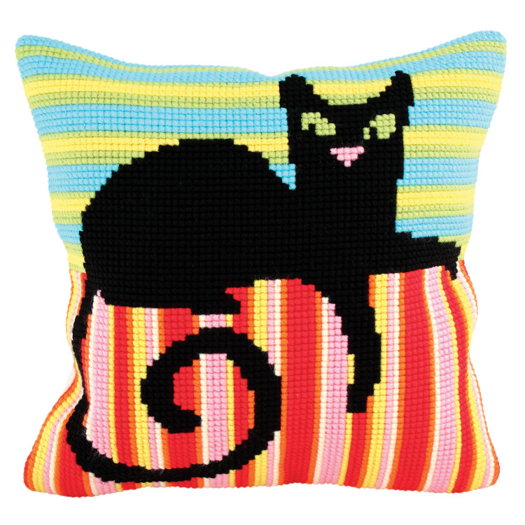 Cushion kit Mr Handsome - Cat 40 x 40 cm CDA5186