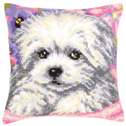 Cushion kit Little Doggy 40 X 40 cm CDA5203