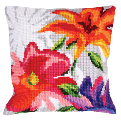 Cushion kit Stylish Flowers 40 X 40 cm CDA5226