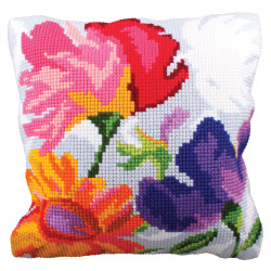 Cushion kit Stylish Flowers 40 X 40 cm CDA5227