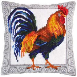 Cushion kit Gallic rooster 40 X 40 cm CDA5252