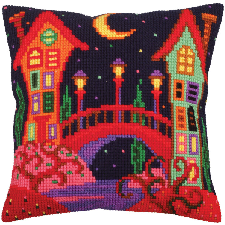 Kissenset Brücke zum Märchen 40 x 40 cm CDA5257