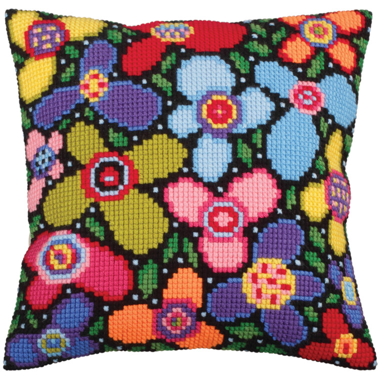 Kissenset Blumenwiese 40 x 40 cm CDA5259