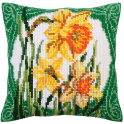 Cushion kit Narcissus  40 X 40 cm CDA5287