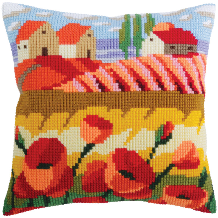 Cushion kit Poppy field 40 X 40 cm CDA5320