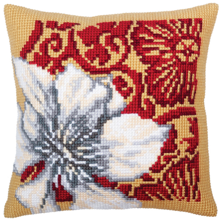 Kissen-Set Weiße Lotusblume 40 X 40 cm CDA5330
