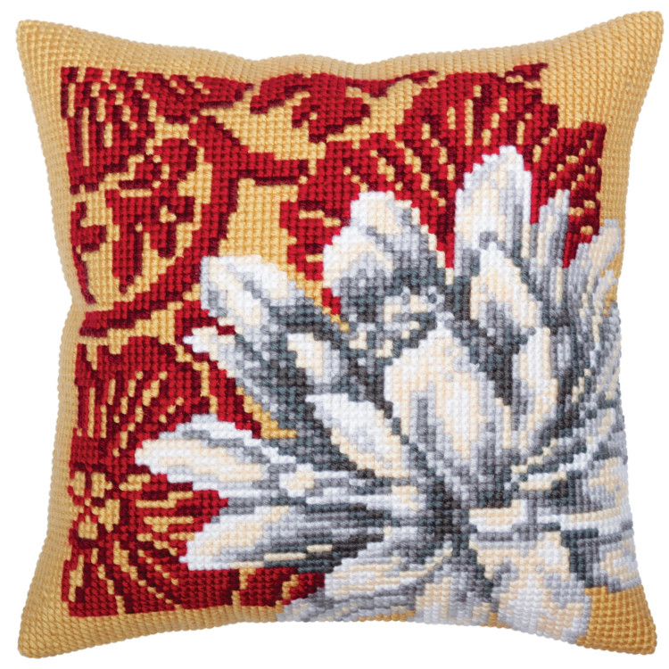 Cushion kit White lotus 40 X 40 cm CDA5331