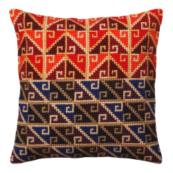 Cushion kit Peruvian ornament 40 X 40 cm CDA5371