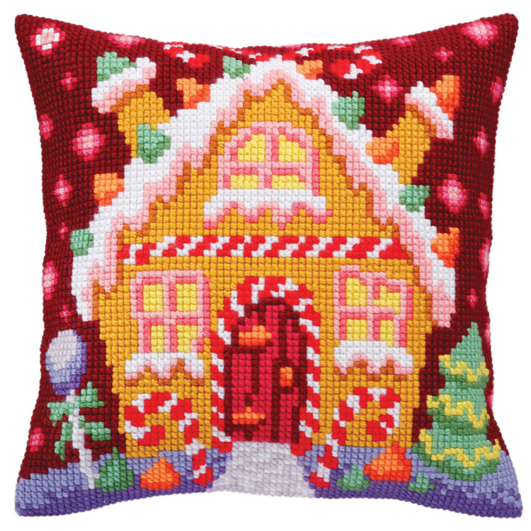 Kissen-Set Lebkuchenhaus 40 x 40 cm CDA5392