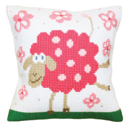 Cushion kit Cheerful lamb 40 X 40 cm CDA5399