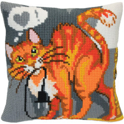 Cushion kit Sly cat 40 X 40 cm CDA5406