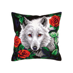 Cushion kit White wolf 40 X 40 cm CDA5432