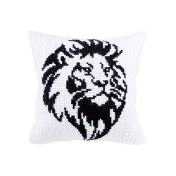 Cushion kit Lion head 40 X 40 cm CDA5435
