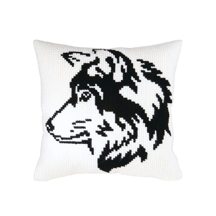 Cushion kit Dog head 40 X 40 cm CDA5436