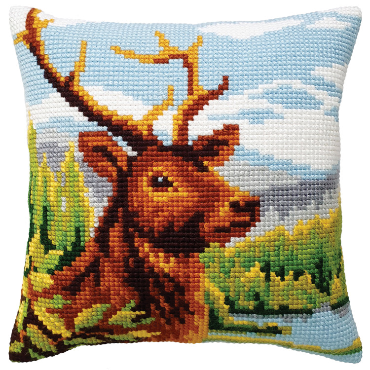 Cushion kit By the mountain river 40 X 40 cm CDA5441