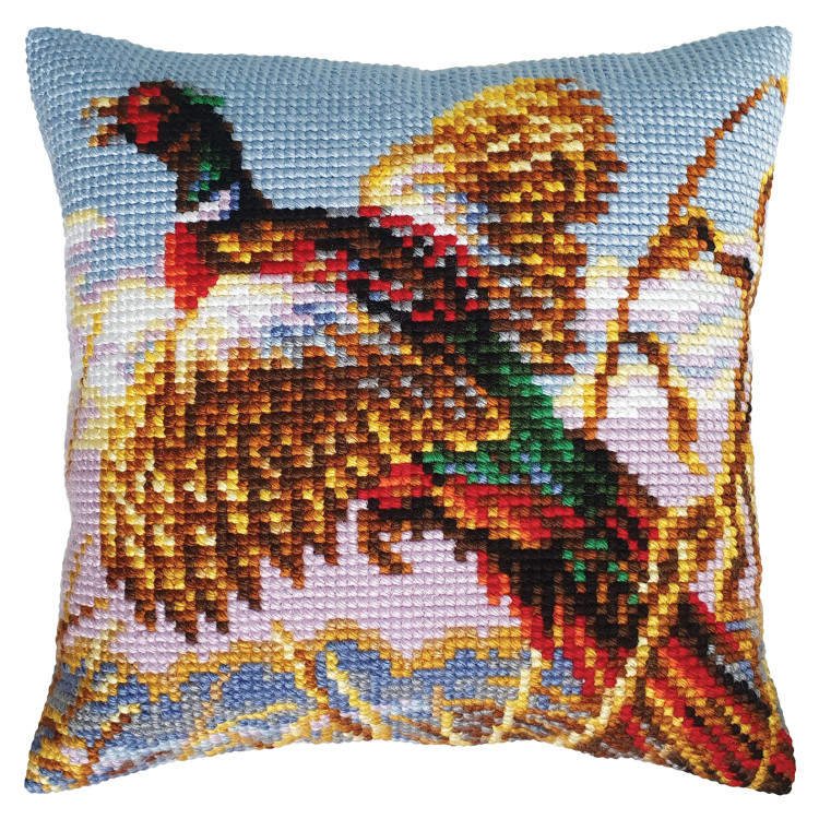 Cushion kit Pheasant 40 X 40 cm CDA5443