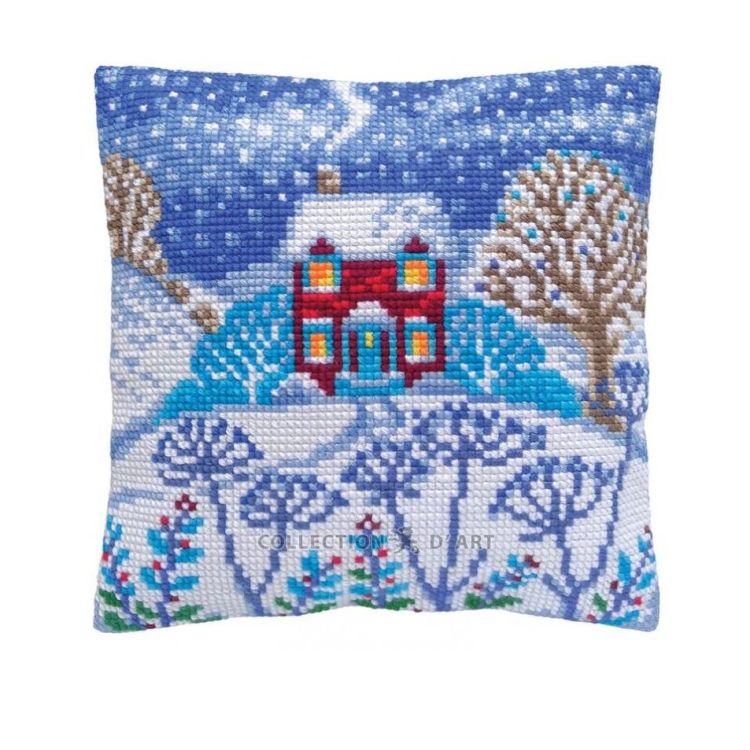 Cushion kit Beautiful winter 40 X 40 cm CDA5457