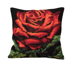 Kissenset Rote Rose 40 x 40 cm CDA5104