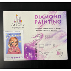 Diamond Painting „ArtCity“ auf dem Unterrahmen Teezeremonie 30x40 cm VA807