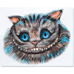 Pagrindinis karoliukų siuvinėjimo rinkinys Cheshire Cat (Fantasy) Abris Art AB-687
