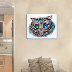 Hauptperlen-Stickset Cheshire Cat (Fantasy) Abris Art AB-687