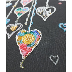 Main Bead Embroidery Kit Birds in love (Deco Scenes) Abris Art AB-872