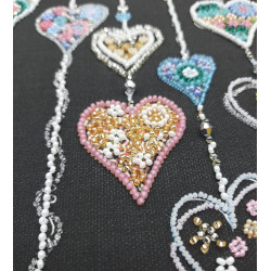 Main Bead Embroidery Kit Birds in love (Deco Scenes) Abris Art AB-872