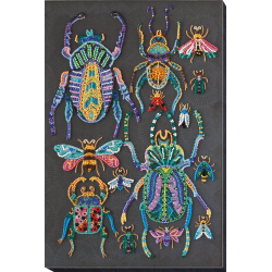 Main Bead Embroidery Kit Beetles (Deco Scenes) Abris Art AB-730