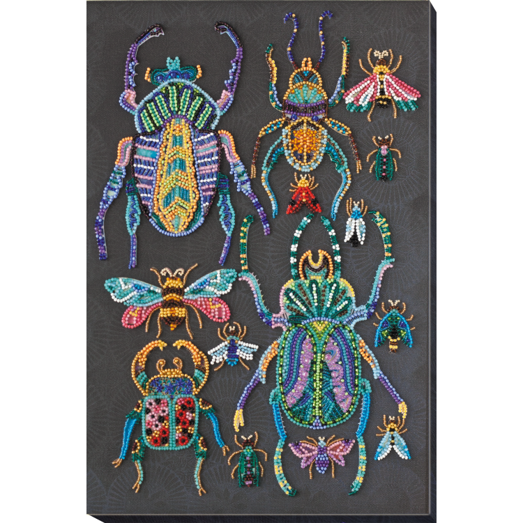 Main Bead Embroidery Kit Beetles (Deco Scenes) Abris Art AB-730