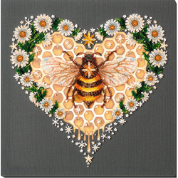 Main Bead Embroidery Kit Honey plant (Deco Scenes) Abris Art AB-815