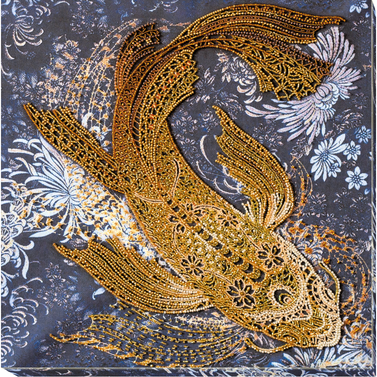 Pagrindinis karoliukų siuvinėjimo rinkinys Money fish (Deco Scenes) Abris Art AB-823