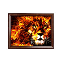 Огненный лев 30x40 см AZ-1851