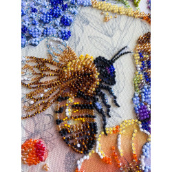 Main Bead Embroidery Kit Flower honey (Deco Scenes) Abris Art AB-906